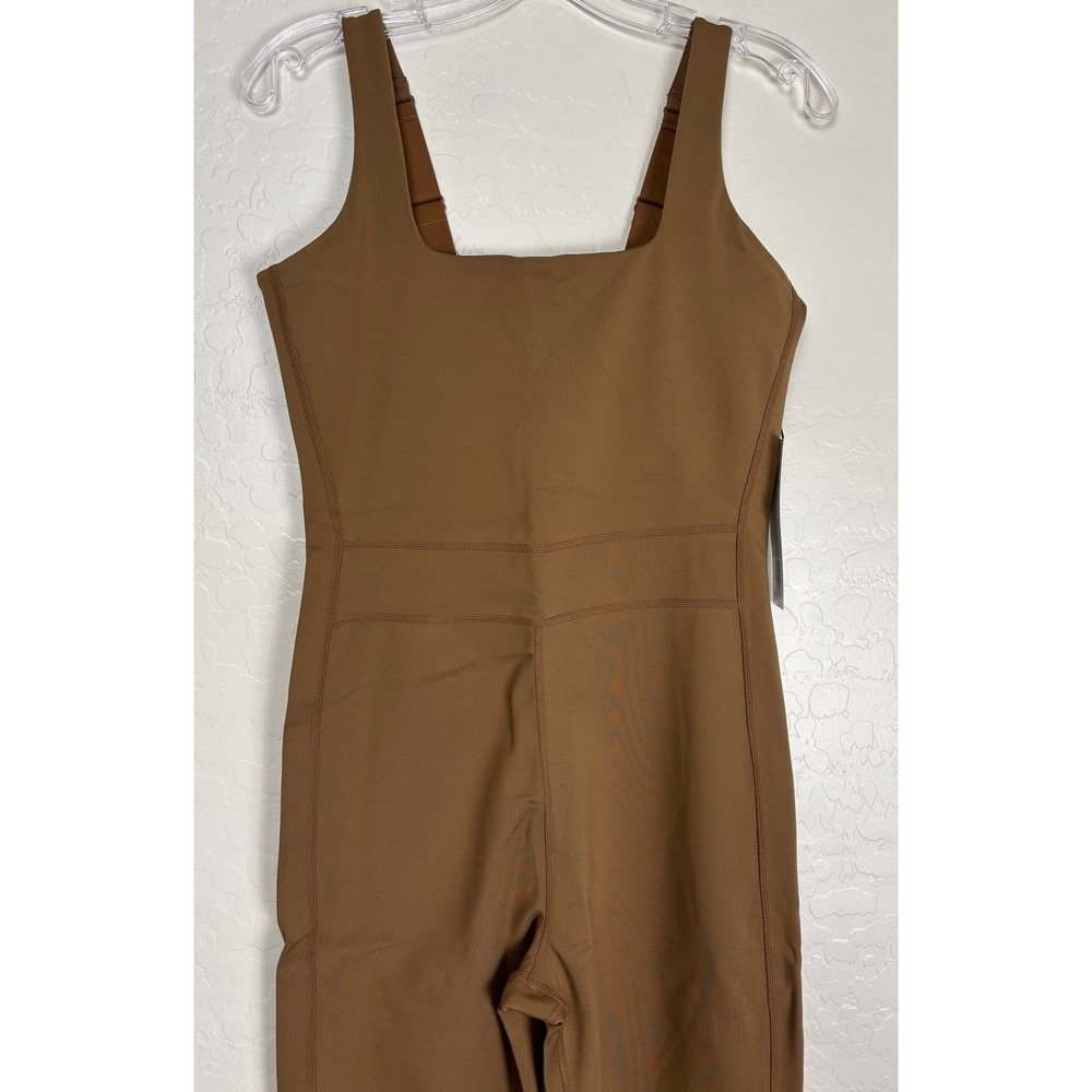 Girlfriend Collective Compressive Unitard Bodysuit Jumpsuit Brown L NWT 2743 - Picture 3 of 5